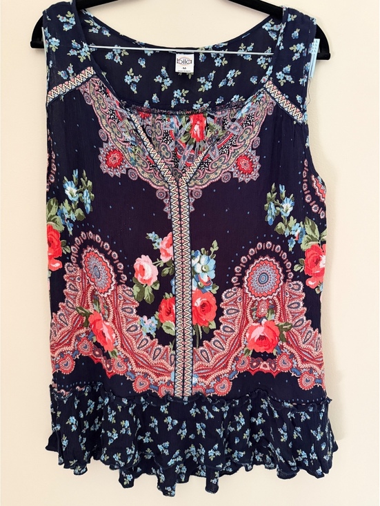 Bila Tops - 100% Rayon, Bila, M, embroidered